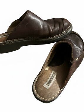 Cherokee Men's Dark Brown Leather Slip-On Loafers